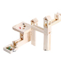 Children's Track Stem Ball Building Blocks, Wooden