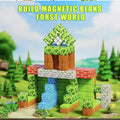Minecraft-style Magnetic Building Blocks Set
