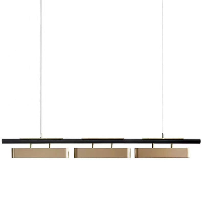 Rectangular Metal Pendant Light