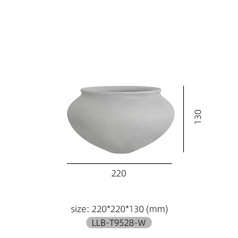 Wabi-sabi Style Handmade Ceramic Vase