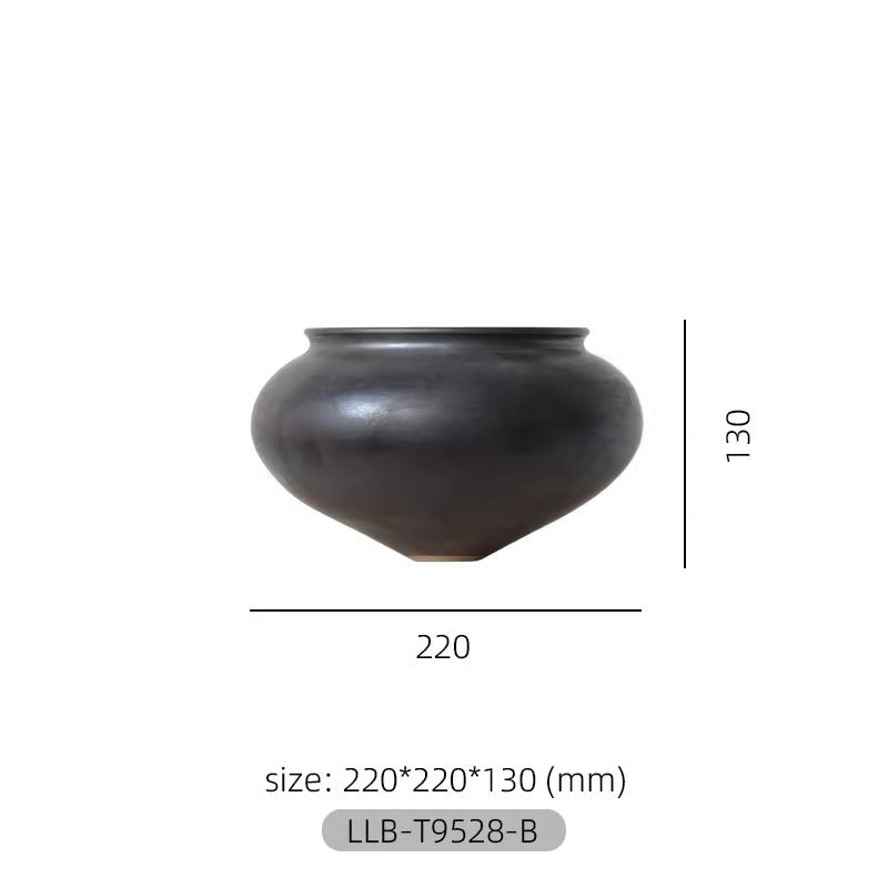 Wabi-sabi Style Handmade Ceramic Vase