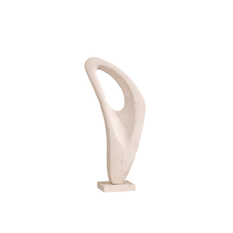 Abstract And Creative Marble Yellow Travertine Decoration