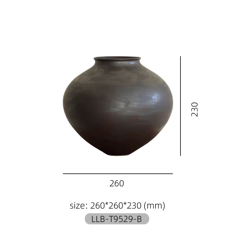 Wabi-sabi Style Handmade Ceramic Vase