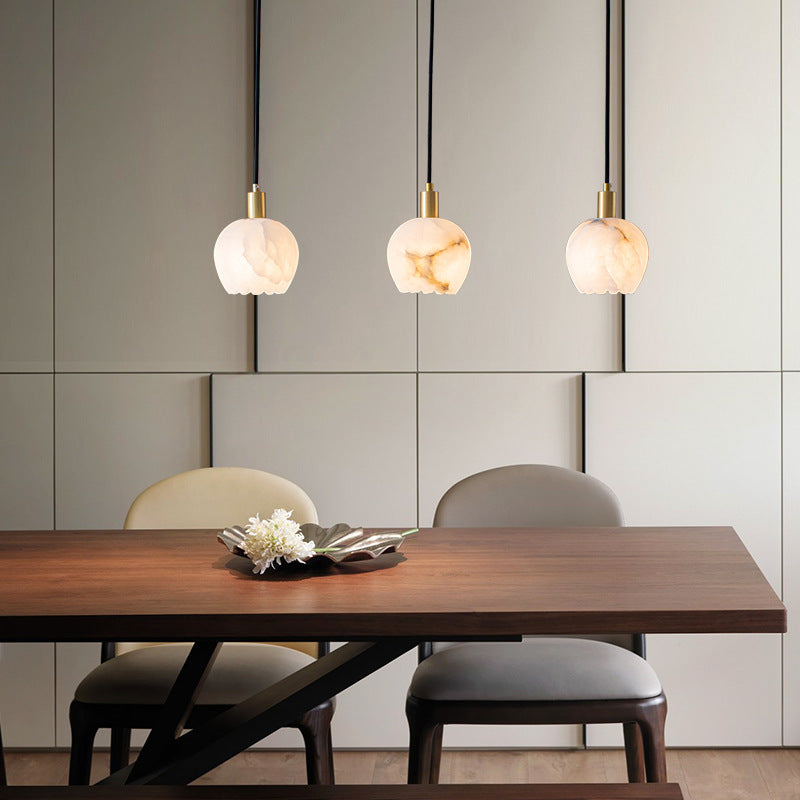 Modern Minimalist Light Luxury Small Copper Pendant Lamp