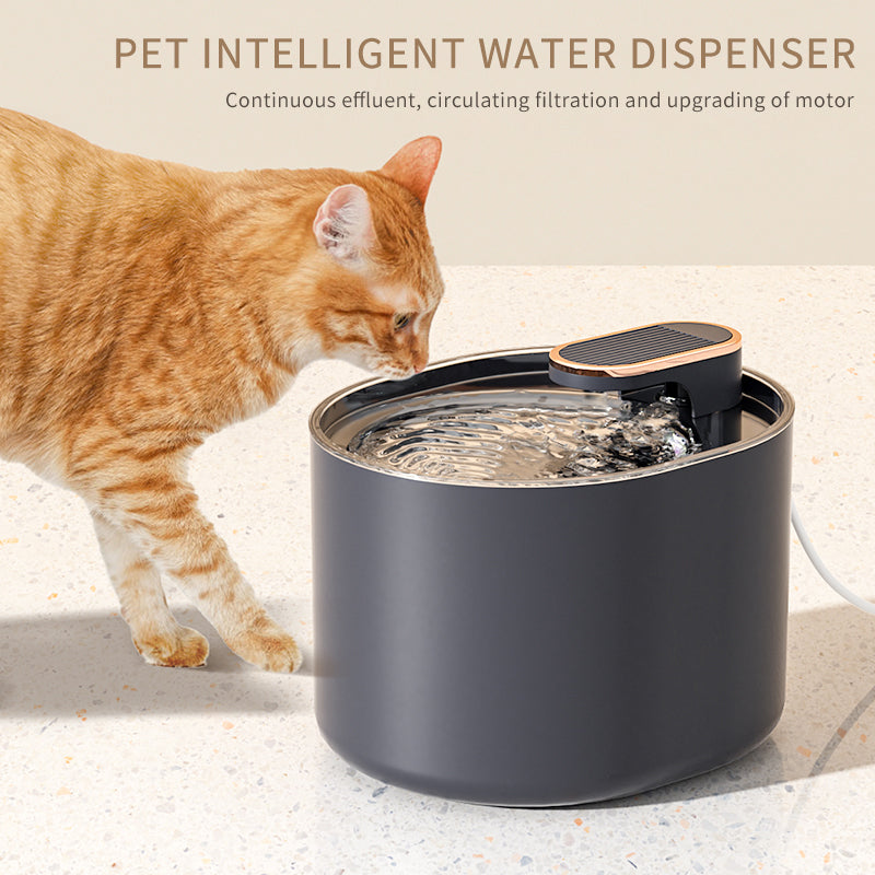 Automatic Pet Cat Water Fountain Mute Water Feeder Bowl USB