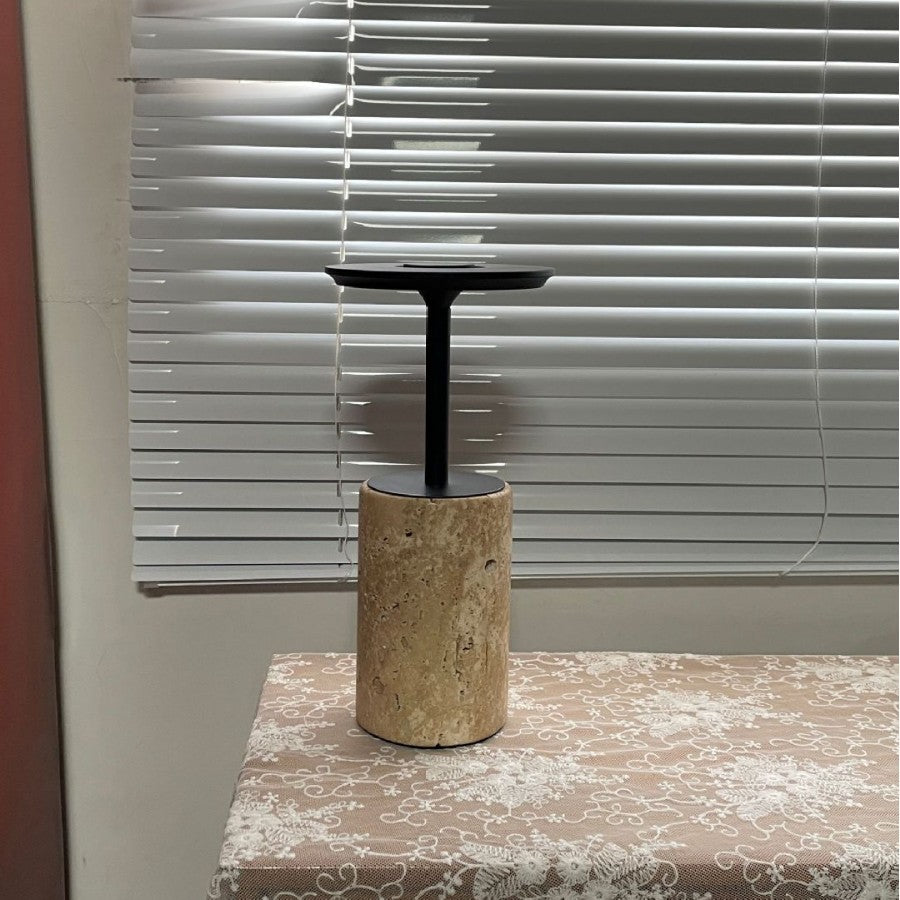Nordic Minimalist Modern Travertine Table Lamp