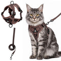 Large Cat Harness And Leash Set Escape Proof Adjustable Mesh Vest
