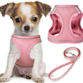 No Pull Dog Puppy Harness And Leash Set Reflective Mesh Vest