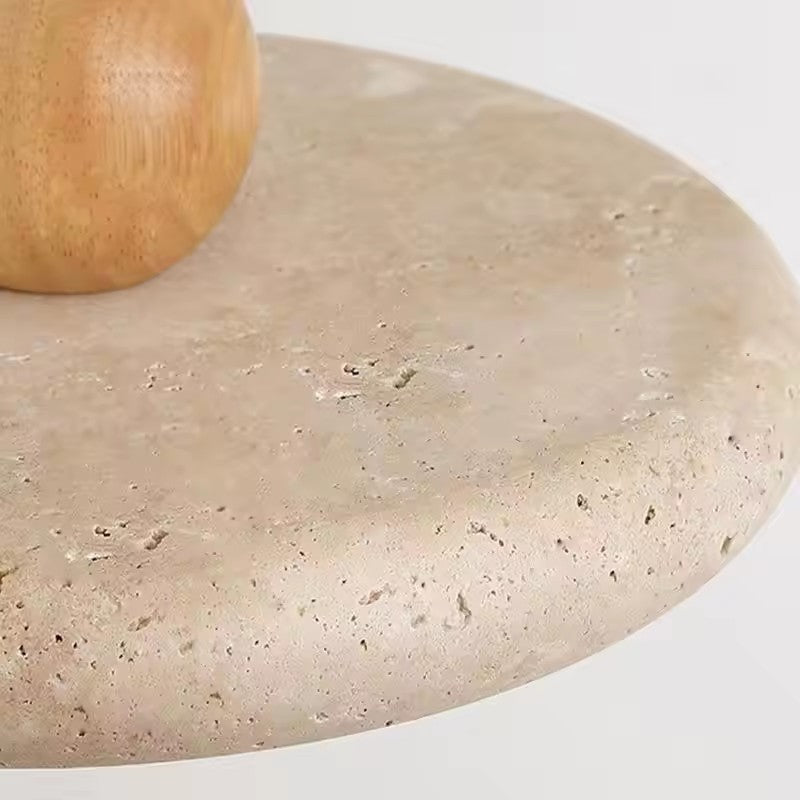 Modern Minimalist Yellow Cave Stone Pendant Light