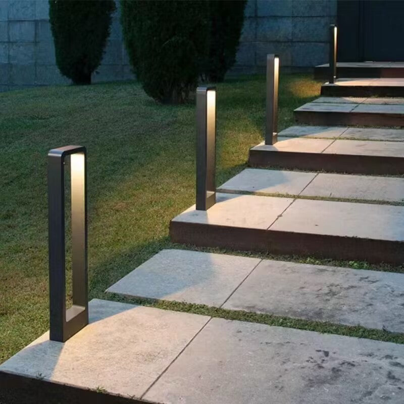 Minimalist LED Sky Gate Lawn Lamp Courtyard Ground-insert Light