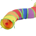 Rainbow S-Shaped Cat Tunnel
