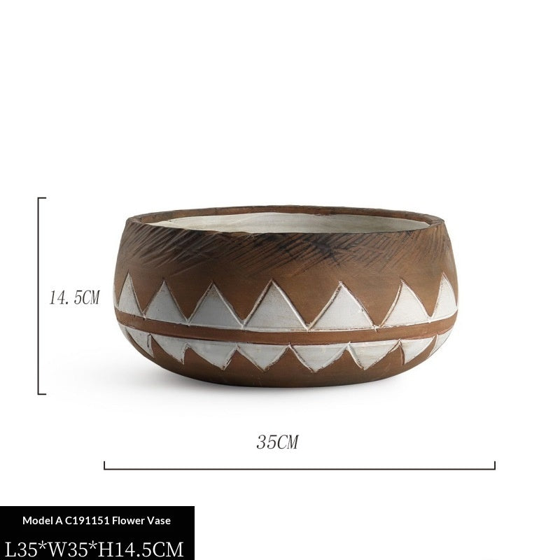 Wabi-sabi-inspired Ceramic Vase For Home Decor