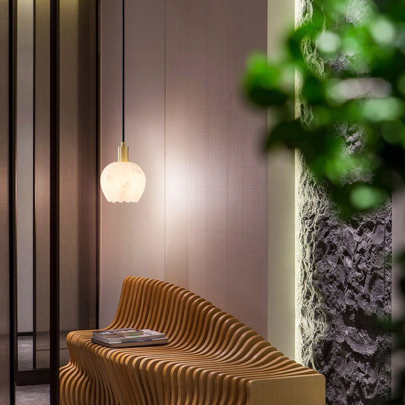 Modern Minimalist Light Luxury Small Copper Pendant Lamp