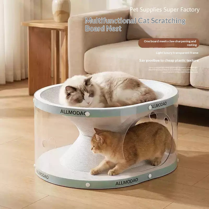 All-in-One No-Installation Cat Scratcher Tunnel