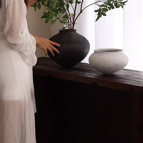 Wabi-sabi Style Handmade Ceramic Vase