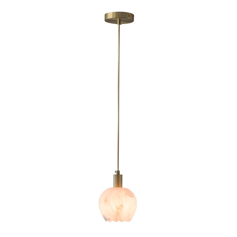 Modern Minimalist Light Luxury Small Copper Pendant Lamp